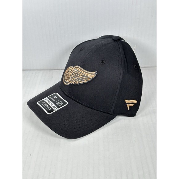 Fanatics NHL Detroit Red Wings Military Appreciation Adjustable Black Hat NWT - Picture 3 of 5